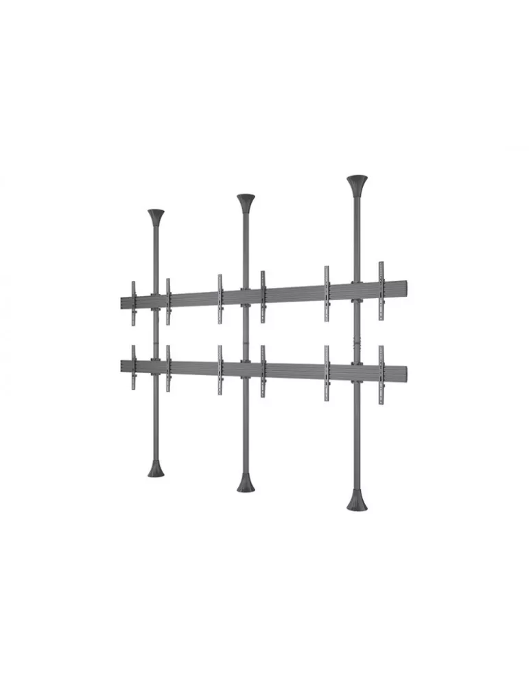 MULTIBRACKETS 6107 Wandhalterung Boden-Decke Multibrackets Floor to Ceiling Mount Pro MBFC3UX2 - 6 Bildschirme 40 -65  VESA Ma