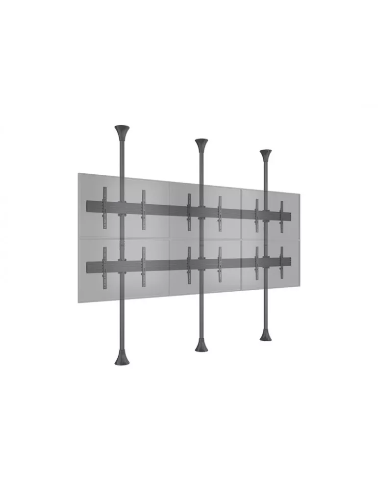 MULTIBRACKETS 6107 Wandhalterung Boden-Decke Multibrackets Floor to Ceiling Mount Pro MBFC3UX2 - 6 Bildschirme 40 -65  VESA Ma