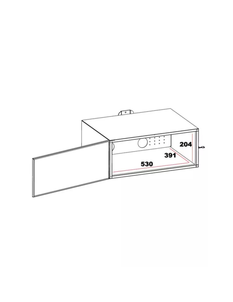 MULTIBRACKETS 7693 Caisson sécurisé Multibrackets Public Display Stand MediaBox1 White MULTIBRACKETS MUL7693 | MusicGoodDeal