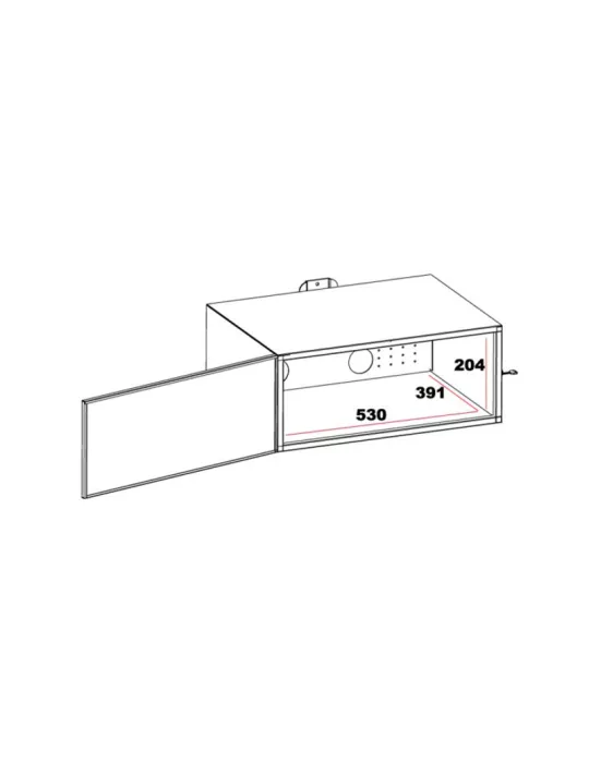 MULTIBRACKETS 7693 Caisson sécurisé Multibrackets Public Display Stand MediaBox1 White MULTIBRACKETS MUL7693 | MusicGoodDeal