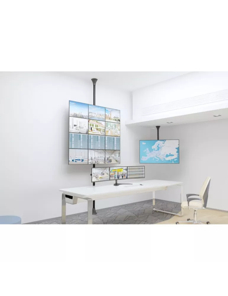 MULTIBRACKETS 2031 Boden-Decken-Halterung Multibrackets Floor to Ceiling Mount Pro MBFC3X4U-F100 - 12 Monitore 15 -32  VESA Ma