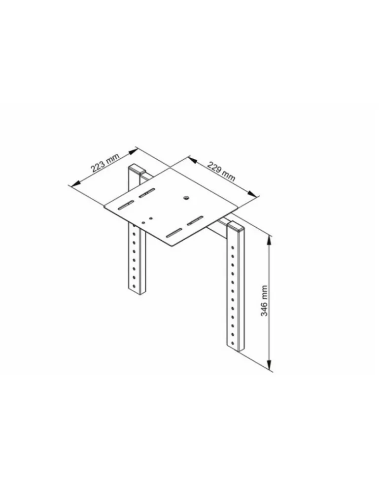 MULTIBRACKETS 1183 Support caméra Blanc Multibrackets Camera Holder pour supports sol motorisé