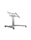 MULTIBRACKETS 6829 Support mobile inclinable 90° Multibrackets Public Display Stand 80 HD Wheelbase Single Silver - écran 32"-5