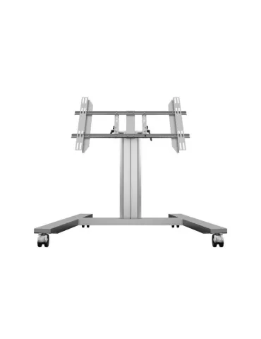 MULTIBRACKETS 6829 Support mobile inclinable 90° Multibrackets Public Display Stand 80 HD Wheelbase Single Silver - écran 32"-5 2