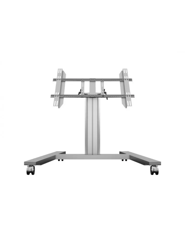MULTIBRACKETS 6829 Support mobile inclinable 90° Multibrackets Public Display Stand 80 HD Wheelbase Single Silver - écran 32"-5