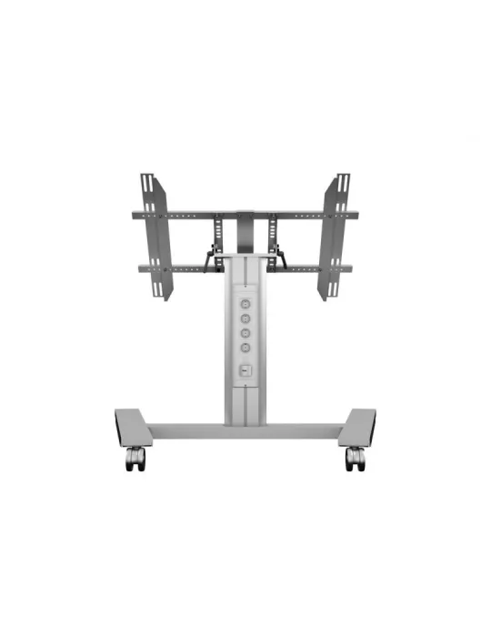 MULTIBRACKETS 6829 Support mobile inclinable 90° Multibrackets Public Display Stand 80 HD Wheelbase Single Silver - écran 32"-5