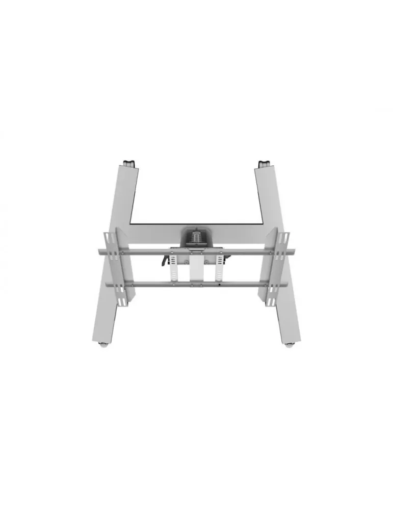 MULTIBRACKETS 6829 Support mobile inclinable 90° Multibrackets Public Display Stand 80 HD Wheelbase Single Silver - écran 32"-5