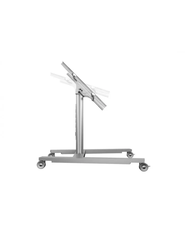 MULTIBRACKETS 6829 Support mobile inclinable 90° Multibrackets Public Display Stand 80 HD Wheelbase Single Silver - écran 32"-5