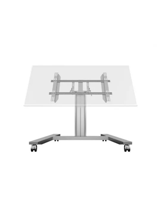 MULTIBRACKETS 6829 Support mobile inclinable 90° Multibrackets Public Display Stand 80 HD Wheelbase Single Silver - écran 32"-5
