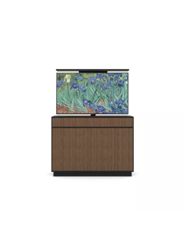 MULTIBRACKETS 5896 Meuble élévateur pour écran plat Multibrackets Cabinet TV-Lift Design (Walnut) - écran 55" VESA 600x400 2
