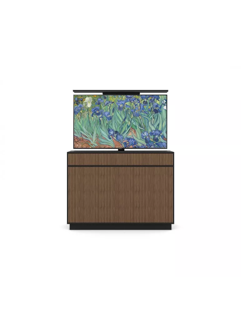 MULTIBRACKETS 5896 Meuble élévateur pour écran plat Multibrackets Cabinet TV-Lift Design (Walnut) - écran 55" VESA 600x400