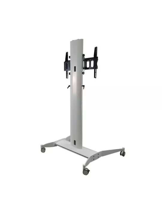 EUROMET 18885 Support sol mobile Blanc  SLIDE MAXI Cart  Ecran Vesa Max 600x400