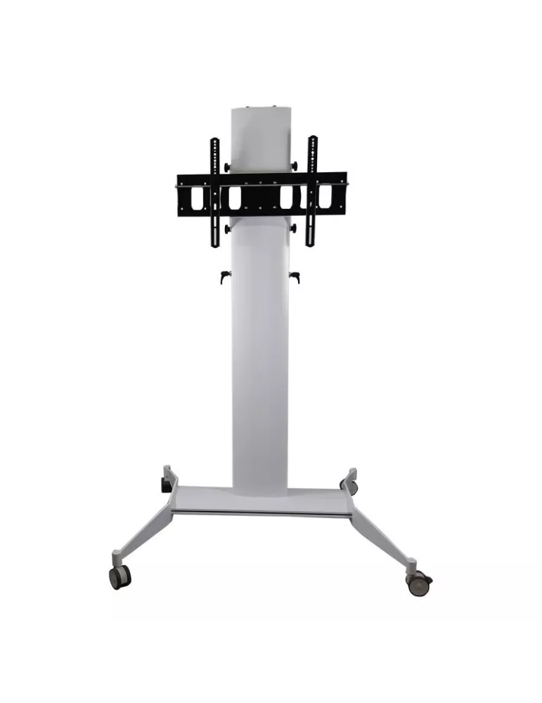 EUROMET 18885 Soporte de suelo móvil blanco SLIDE MAXI Carro Pantalla Vesa Max 600x400 EUROMET EUR18885 | MusicGoodDeal