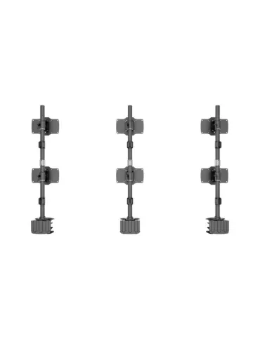 MULTIBRACKETS 2741 Support de table rotatif Multibrackets VESA Desktopmount Sixth Vertical Desk Clamp - 6 écrans de 24" -32" Ma 2