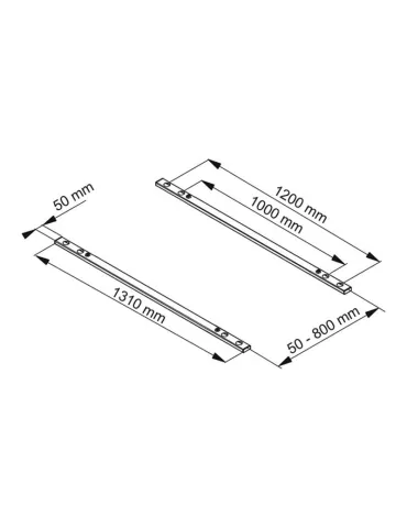 MULTIBRACKETS 1206 VESA extension bars Multibrackets Motorized Mount load 160kg VESAMax 1200x800 MULTIBRACKETS MUL1206 | Music 2