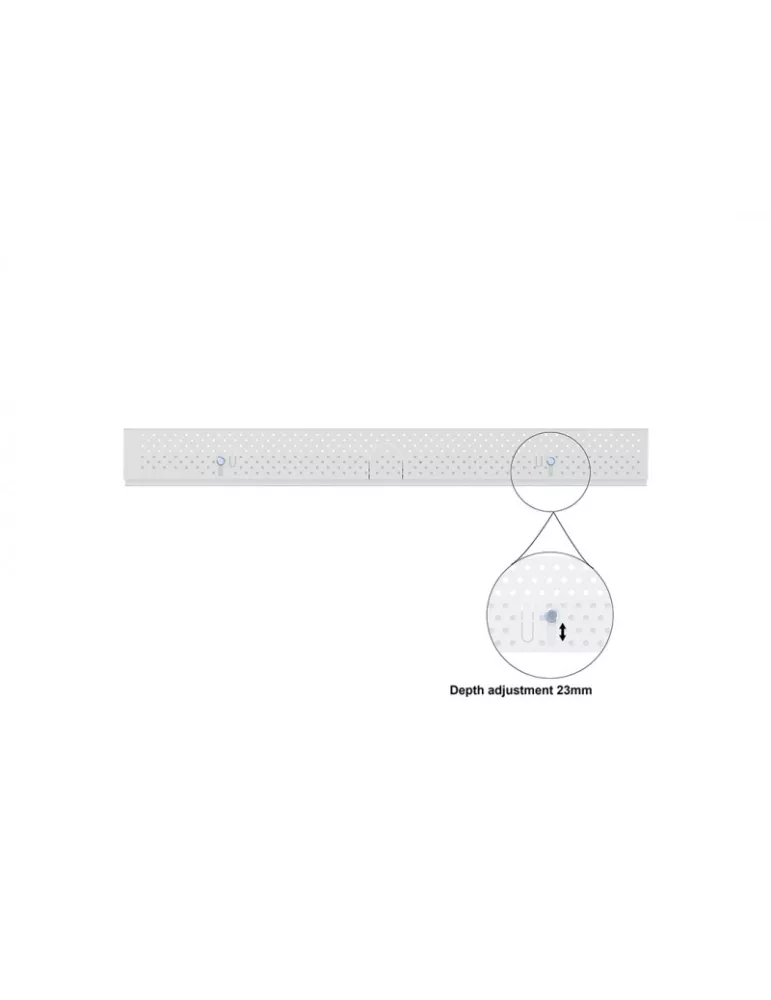 MULTIBRACKETS 3700 Caisson avec Elingues Multibrackets Enclosure Wire Medium White - écran 55"