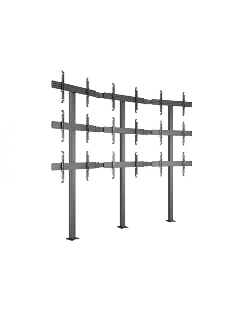MULTIBRACKETS 4646 Soporte de suelo para videowall Multibrackets Video Wall Floormount MBFMC3x2U- 9 pantallas 32-65  VESA Max