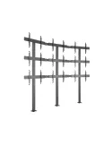 MULTIBRACKETS 4646 Support sol a fixer pour mur vidéo Multibrackets Video Wall Floormount MBFMC3x2U- 9 écrans 32-65" VESA Max 6