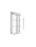 MULTIBRACKETS 5247 Lift motorisé a encastré Multibrackets Motorized Drop Down TV Lift - écran 55"-75" VESA Max 600x600