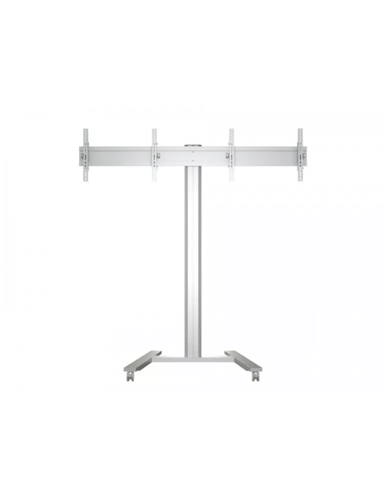 MULTIBRACKETS 5365 Mobiler Ständer Doppelbildschirme Multibrackets Public Display Stand 180 HD Dual - 2 Bildschirme 40 -60  VE