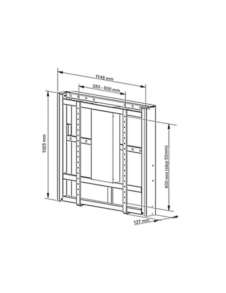 MULTIBRACKETS 2913 Multibrackets Motorized Wallmount HD - 42  - 110  screen VESA Max 350x900 MULTIBRACKETS MUL2913 | MusicGood
