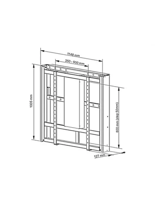 MULTIBRACKETS 2913 Support mural motorisé Multibrackets Motorized Wallmount HD - écran 42" - 110" VESA Max 350x900