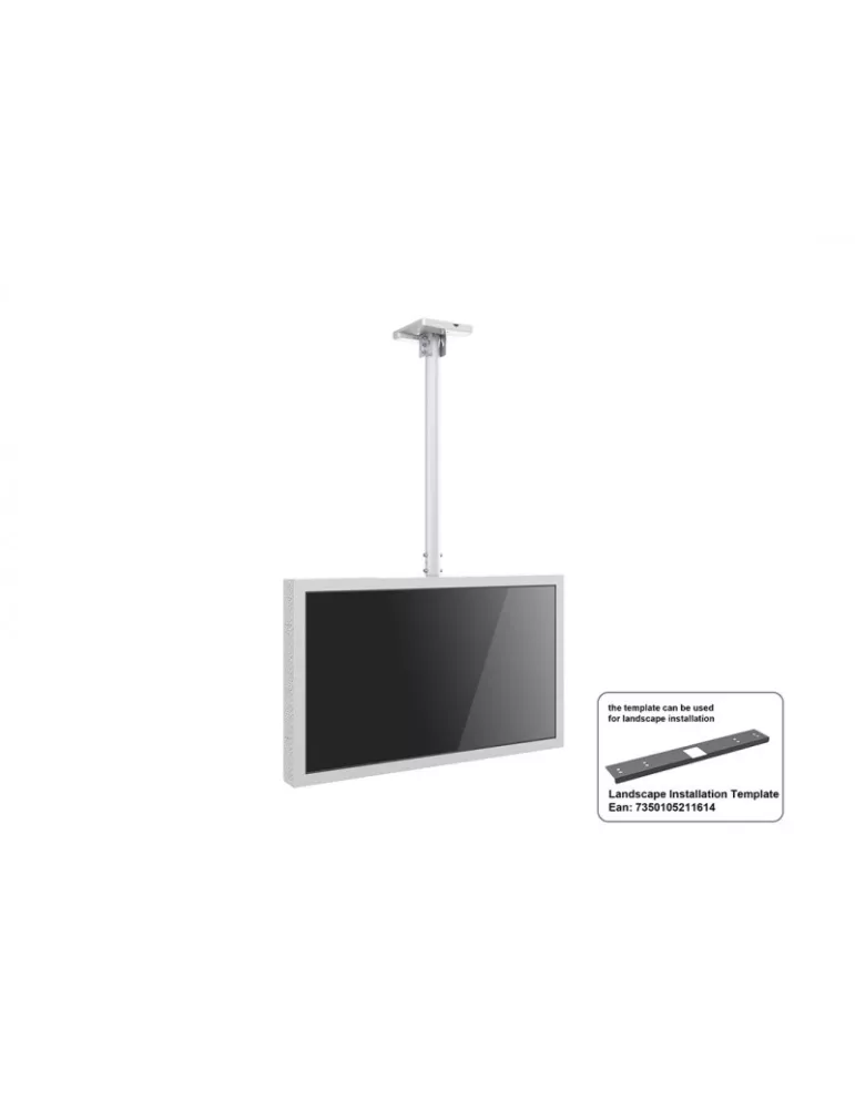 MULTIBRACKETS 5049 Support plafond avec caisson Multibrackets Enclosure 43  Ceiling Small Blanc - écran 43  VESA Max 600x400 M