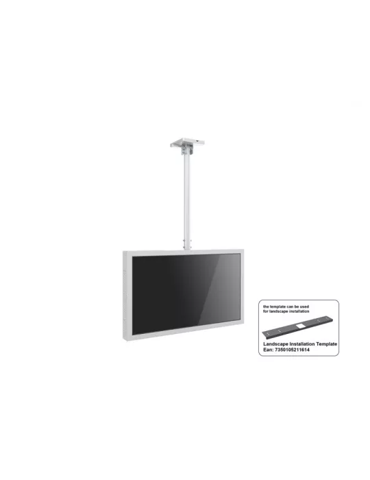 MULTIBRACKETS 5049 Support plafond avec caisson Multibrackets Enclosure 43" Ceiling Small Blanc - écran 43" VESA Max 600x400