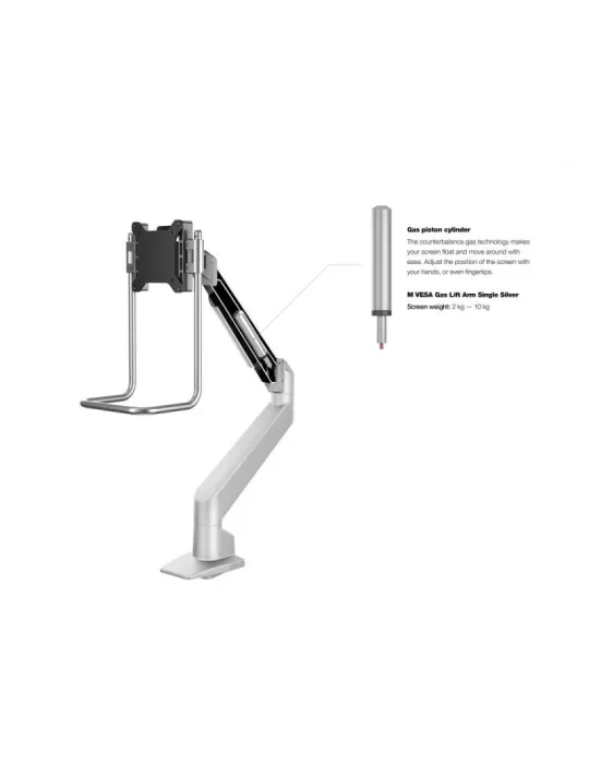 MULTIBRACKETS 2598 Articulated table support with handle Multibrackets Gas Lift Arm Single - 15 - 32  screen VESA Max 100x100