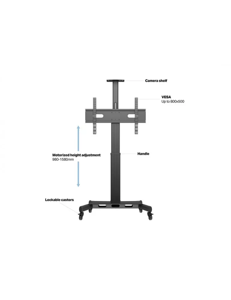MULTIBRACKETS 5834 Motorized mobile stand 32  -75   VESA Max 800x500 REF  MULTIBRACKETS MUL5834 | MusicGoodDeal