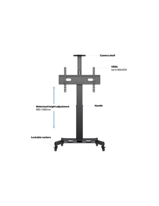 MULTIBRACKETS 5834 Motorized mobile stand 32  -75   VESA Max 800x500 REF  MULTIBRACKETS MUL5834 | MusicGoodDeal