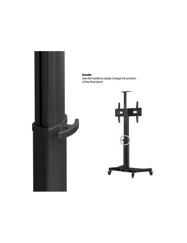 MULTIBRACKETS 5834 Motorized mobile stand 32  -75   VESA Max 800x500 REF  MULTIBRACKETS MUL5834 | MusicGoodDeal