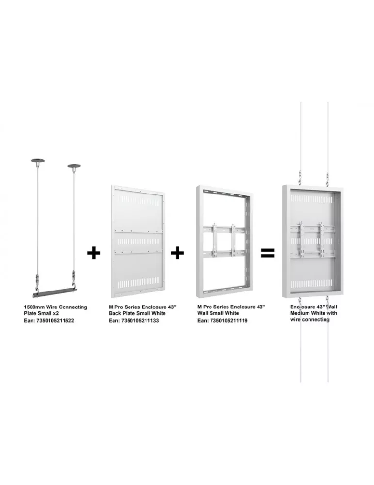 MULTIBRACKETS 1522 Ceiling sling support Multibrackets 1500mm Wire Connecting Plate Small MULTIBRACKETS MUL1522 | MusicGoodDea