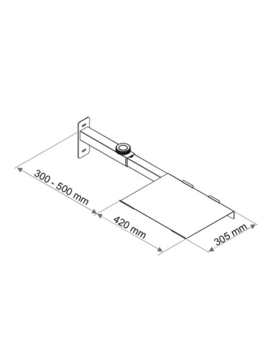 MULTIBRACKETS 2937 Computerhalterung Multibrackets Computer Shelf Motorized Mount HD MULTIBRACKETS MUL2937 | MusicGoodDeal