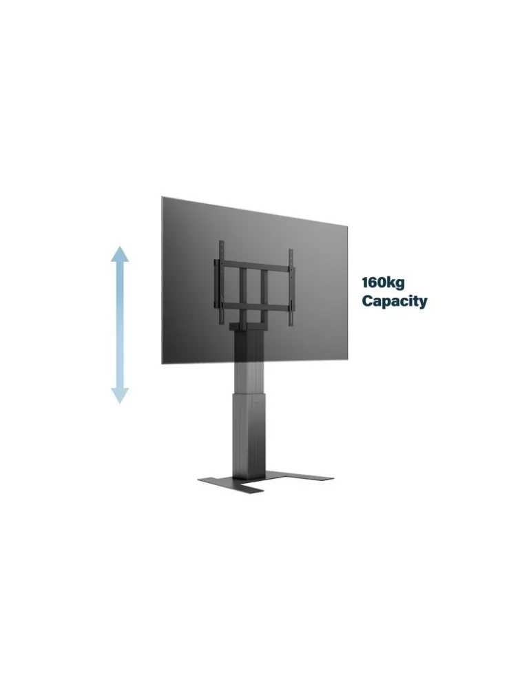 MULTIBRACKETS 4597 Motorisierter Bodenständer Multibrackets Motorized Public Floorbase 160 kg Black SD - 110 -Bildschirm VESA