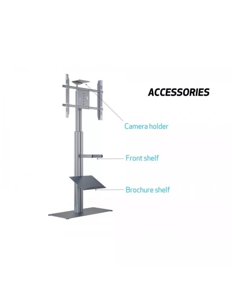 MULTIBRACKETS 6041 Support de sol motorisé Multibrackets Motorized Display Stand Floorbase - écran 30 -60  Vesa Max 800x400 MU