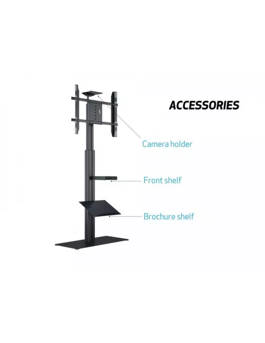 MULTIBRACKETS 6058 Support de sol motorisé Multibrackets Motorized Display Stand Floorbase pour écran 30 -60  Charge 40kg Vesa