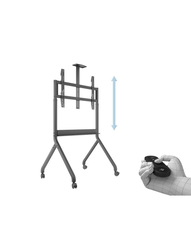 MULTIBRACKETS 7418 Motorized Mobile Collaboration Floorstand 55-86   REF  MULTIBRACKETS MUL7418 | MusicGoodDeal