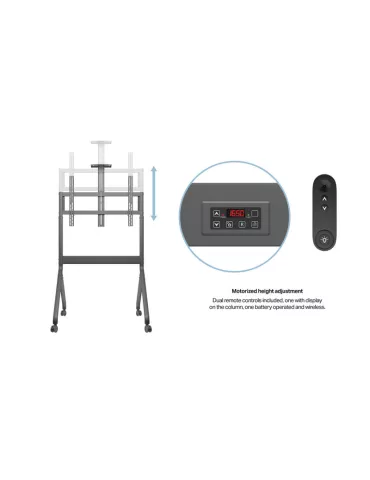 MULTIBRACKETS 7418 Motorized Mobile Collaboration Floorstand 55-86   REF  MULTIBRACKETS MUL7418 | MusicGoodDeal 2
