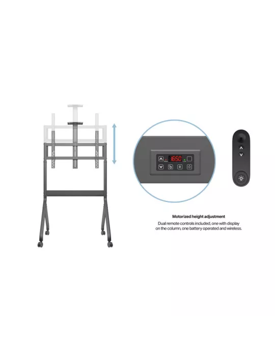 MULTIBRACKETS 7418 Motorized Mobile Collaboration Floorstand 55-86   REF  MULTIBRACKETS MUL7418 | MusicGoodDeal