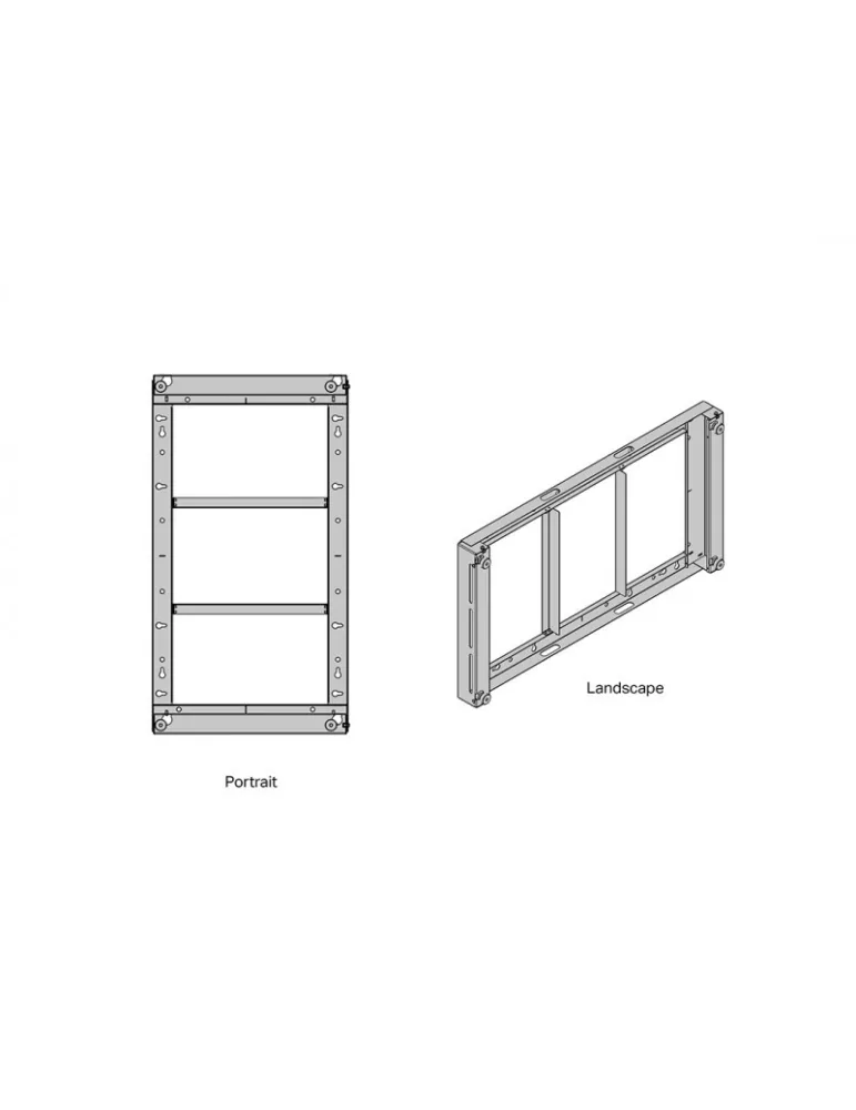 MULTIBRACKETS 4745 Wallmount Multibrackets PRO OH46F B for samsung OH46 REF  MULTIBRACKETS MUL4745 | MusicGoodDeal
