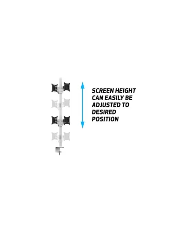 MULTIBRACKETS 5594 Soporte de mesa giratorio Multibrackets Soporte de mesa Officeline Quad B2B Blanco - Pantalla 15  -30  Vesa 2