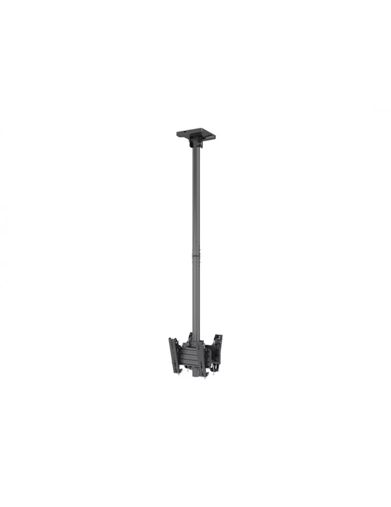 MULTIBRACKETS 7884 Support plafond Multibrackets Ceiling Mount Pro MBC1UX2 Noir - 2 écrans 24"-42" VESA Max 200x200