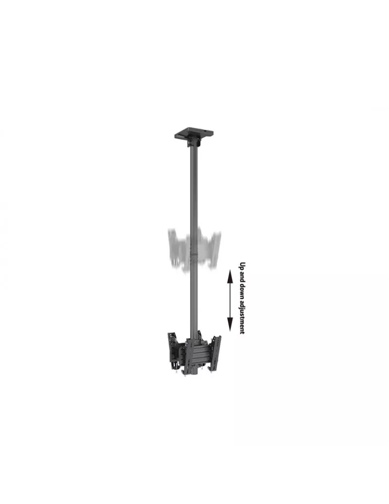 MULTIBRACKETS 7884 Ceiling Mount Multibrackets Ceiling Mount Pro MBC1UX2 Black - 2 screens 24 -42  VESA Max 200x200 MULTIBRACK