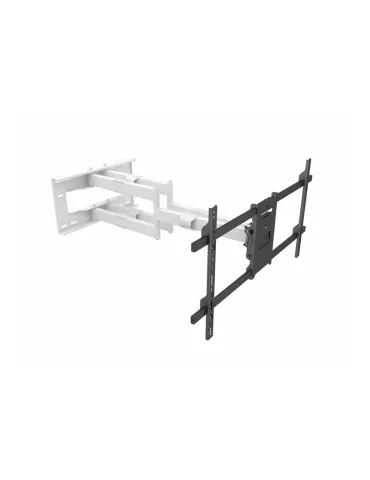 MULTIBRACKETS 6881 Articulated Wall Support Double White Multibrackets Long Reach Arm 91cm Dual for LCD Screens 50 - 80  - 60k