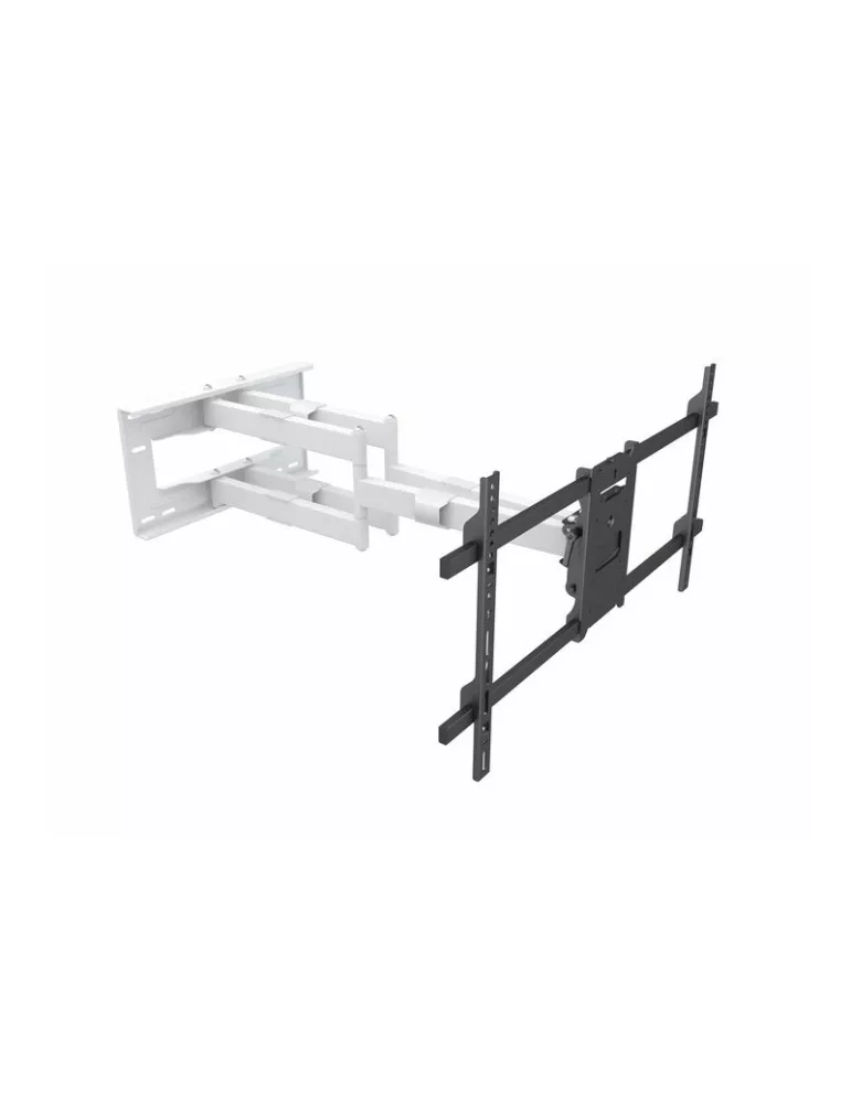 MULTIBRACKETS 6881 Articulated Wall Support Double White Multibrackets Long Reach Arm 91cm Dual for LCD Screens 50 - 80  - 60k