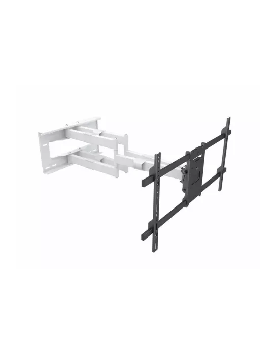 MULTIBRACKETS 6881 Articulated Wall Support Double White Multibrackets Long Reach Arm 91cm Dual for LCD Screens 50 - 80  - 60k