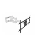 MULTIBRACKETS 6881 Articulated Wall Support Double White Multibrackets Long Reach Arm 91cm Dual for LCD Screens 50 - 80  - 60k