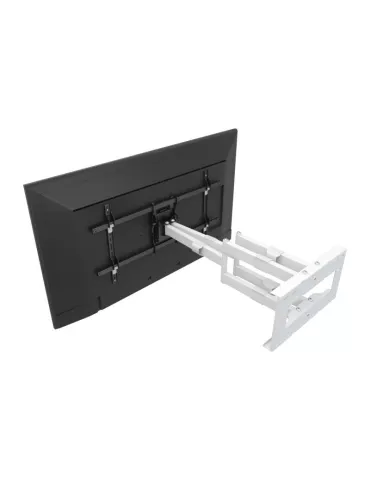 MULTIBRACKETS 6881 Soporte de Pared Articulado Doble Blanco Multibrackets Brazo de Largo Alcance 91cm Doble para Pantallas LCD 2