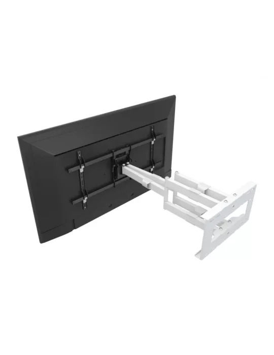 MULTIBRACKETS 6881 Support mural articulé Double Blanc Multibrackets Long Reach Arm 91cm Dual pour Ecran LCD 50"- 80" - 60kg - 